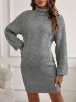 SHEIN Maternity Turtleneck Knit Dress
