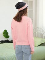 SHEIN EZwear Star Drop Shoulder Sweater - Image 2