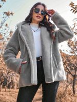 SHEIN Essnce Hooded Long Sleeve Coat