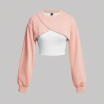 SHEIN Women's Color Block Sweatshirt