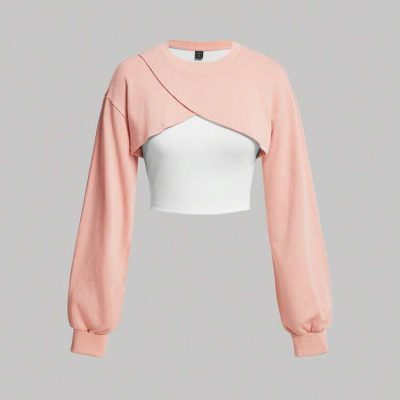 SHEIN Women's Color Block Sweatshirt