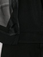 SHEIN Plus Size Mesh Contrast Blazer - Image 4