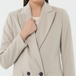 Shein Double-Breasted Wool Coat - Image 2