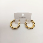 NEFERU Chunky Twist Earrings - Image 3