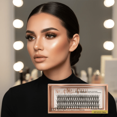 6d mink eyelashes extension